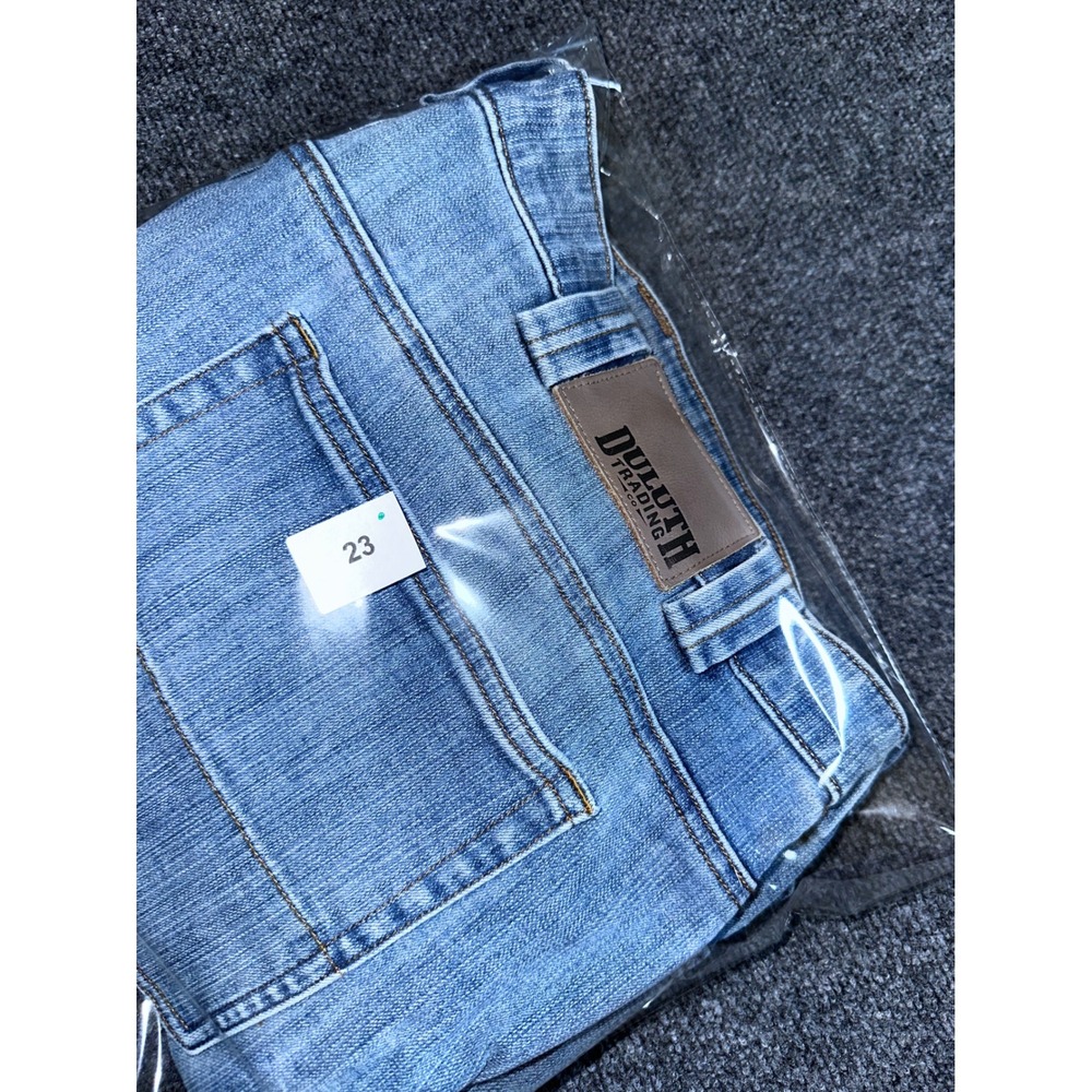 Duluth Trading Co Ballroom Double Flex Jeans Mens 44x28 Light Wash Relaxed Fit - Picture 8 of 8